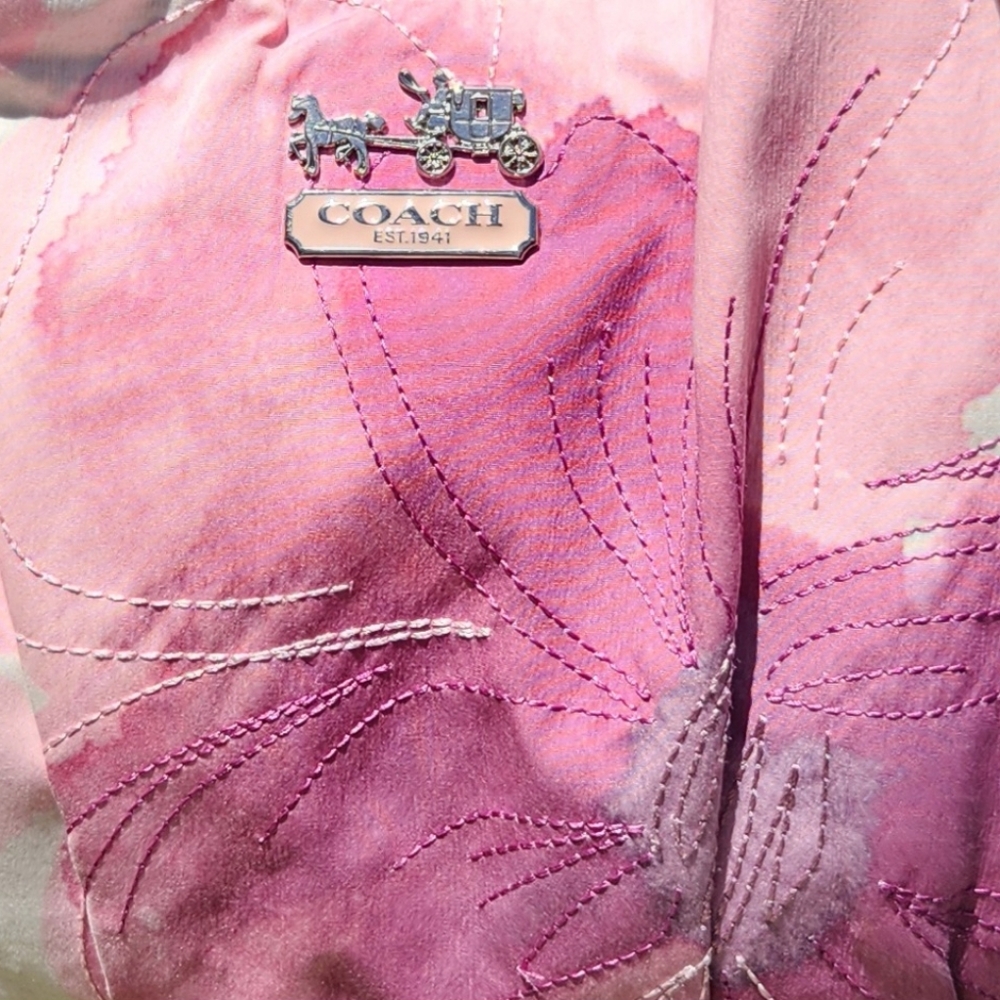 Coach Madison Maggie Hobo Satchel With Stunning Colors. Beautiful Florals! - Picture 2 of 15